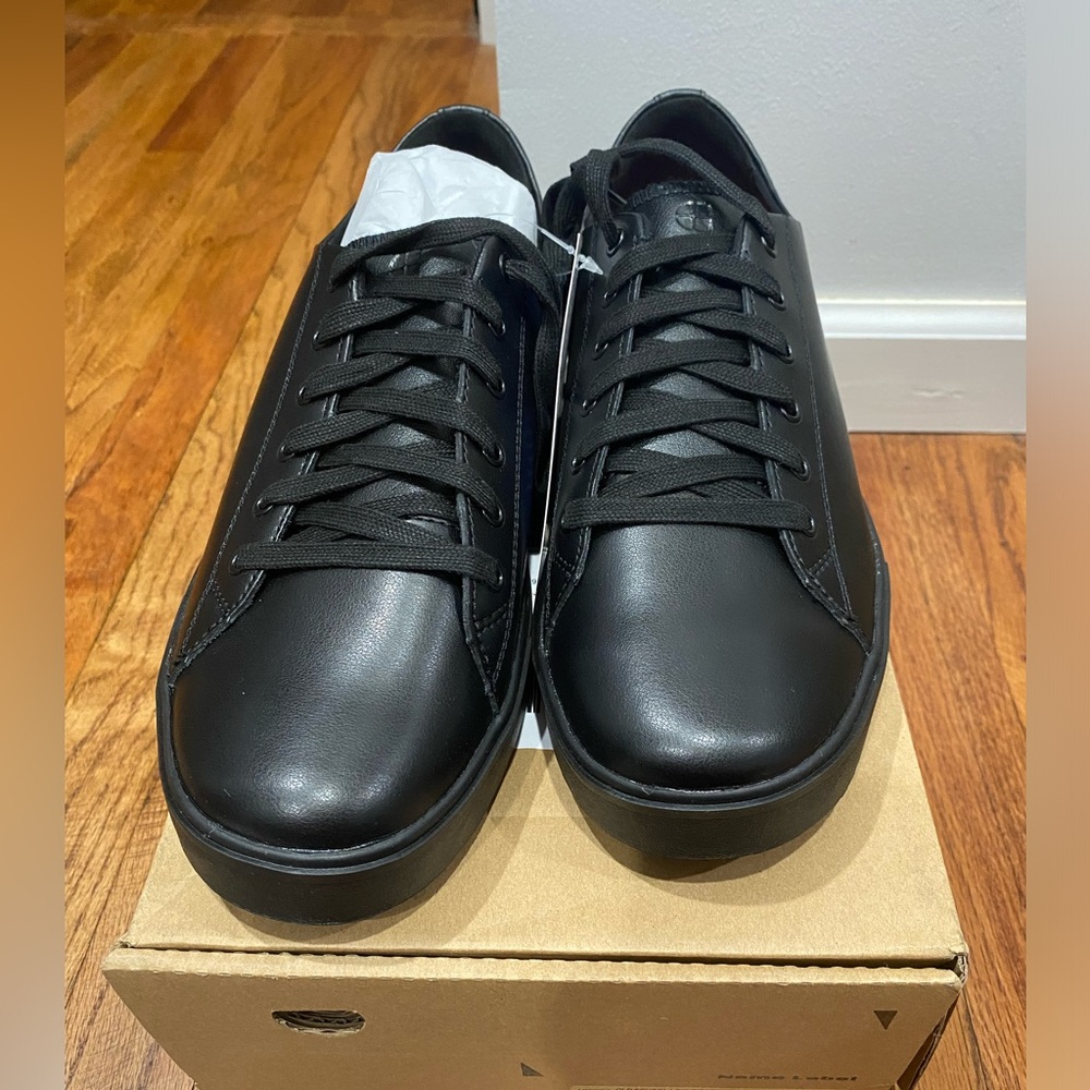 Shoes for crews old school low rider black leather size men 11/w 12.5